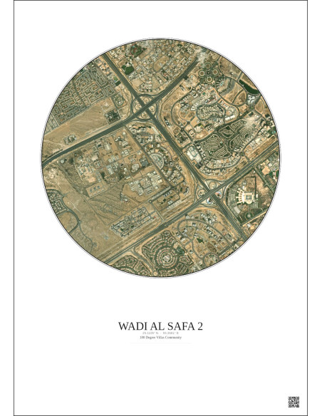 Wadi Al Safa 2 - Custom Satellite View 2.5 km · Color · Light background
