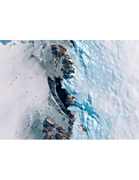 Duel de Glace — Poster Satellitaire · Gravura