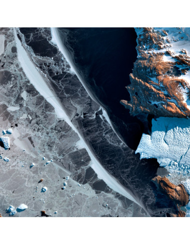 Duel de Glace — Poster Satellitaire · Gravura