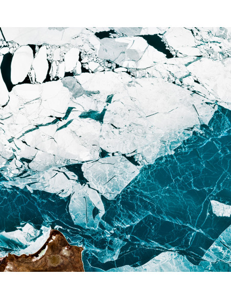 Kazakhstan — Poster Satellitaire · Gravura
