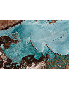 Lac Balkach — Poster Satellitaire · Gravura