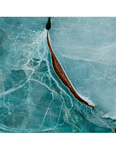Lac Balkach — Poster Satellitaire · Gravura