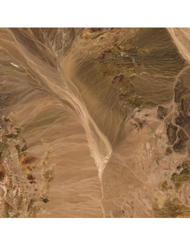 Bassin du Tanezrouft — Poster Satellitaire · Gravura