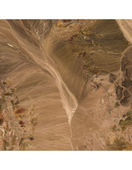 Bassin du Tanezrouft — Poster Satellitaire · Gravura
