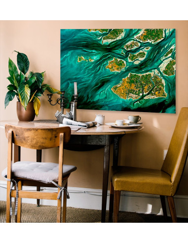 Îles de Guinée-Bissau — Poster Satellitaire · Gravura