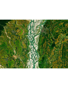 LINZHI-2 — Poster Satellitaire · Gravura