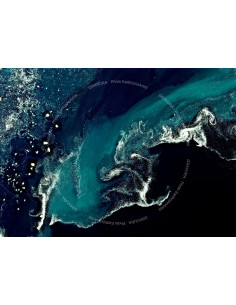 Vague de Glace — Poster Satellitaire · Gravura