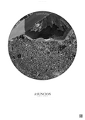 Affiche Asuncion – Poster vue satellite | Gravura – Fond clair