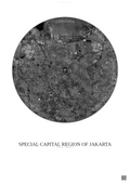 Affiche Special Capital Region Of Jakarta – Poster vue satellite | Gravura – Fond clair