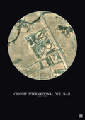 Affiche Circuit International De Lusail – Poster vue satellite 2.5km Couleur | Gravura – Fond foncé
