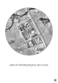 Affiche Circuit International De Lusail – Poster vue satellite 2.5km N&B | Gravura – Fond clair