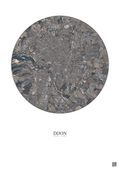 Affiche Dijon – Poster vue satellite 5km Couleur | Gravura – Fond clair