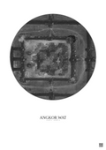 Affiche Angkor Wat – Poster vue satellite 0.1km N&B | Gravura – Fond clair