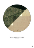 Affiche Pyramides De Gizeh – Poster vue satellite 0.1km Couleur | Gravura – Fond clair