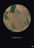 Affiche Sacred Valley – Poster vue satellite 0.1km Couleur | Gravura – Fond foncé