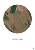 Affiche Sacred Valley – Poster vue satellite 0.1km Couleur | Gravura – Fond clair
