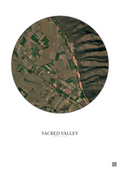 Affiche Sacred Valley – Poster vue satellite 0.5km Couleur | Gravura – Fond clair