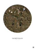 Affiche Sacred Valley – Poster vue satellite 20km Couleur | Gravura – Fond clair