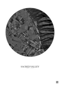 Affiche Sacred Valley – Poster vue satellite 0.5km N&B | Gravura – Fond clair