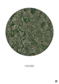 Affiche Colisee – Poster vue satellite 5km Couleur | Gravura – Fond clair