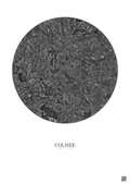 Affiche Colisee – Poster vue satellite 20km N&B | Gravura – Fond clair