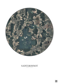 Affiche personnalisée Saint-Bonnot — Satellite 10 km · Couleur · Fond clair | Gravura