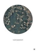 Affiche personnalisée Saint-Bonnot — Satellite 5 km · Couleur · Fond clair | Gravura