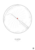 Affiche personnalisée Canal Cove Village — Carte 2.5 km · Fond clair | Gravura