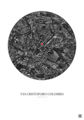 Affiche personnalisée Rome — Satellite 2.5 km · N&B · Fond clair | Gravura