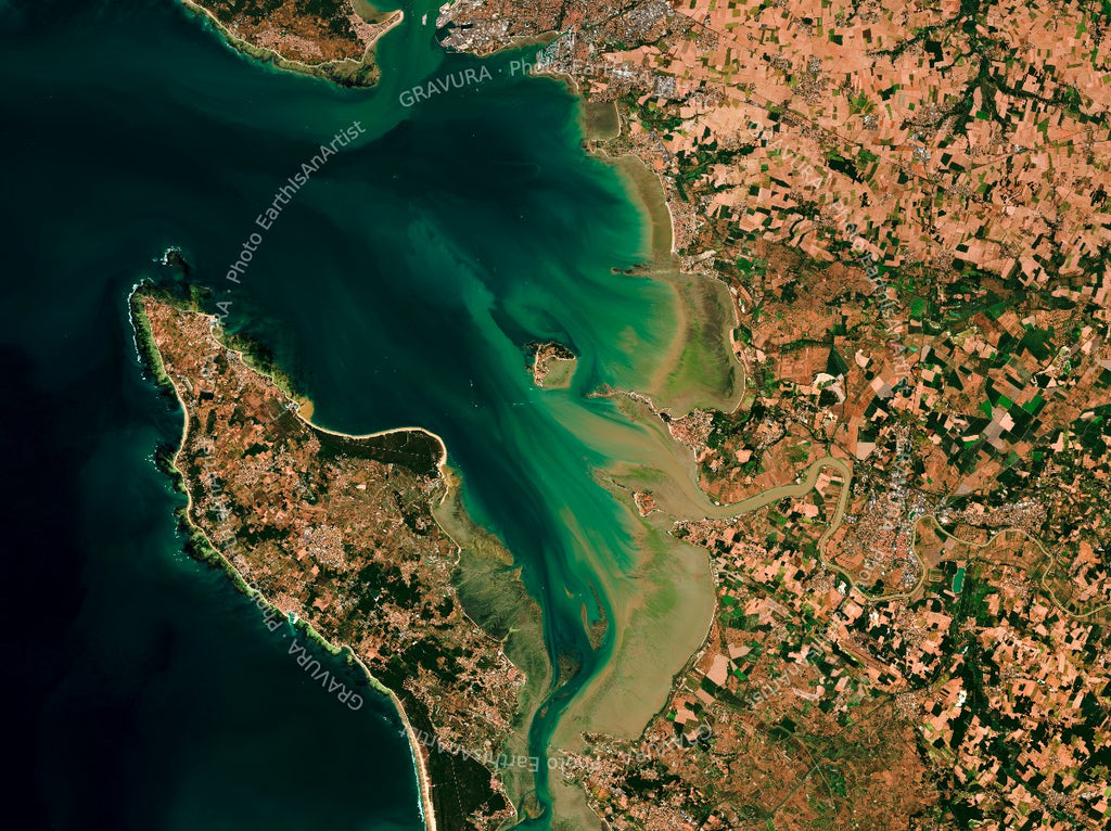 ILE-D-AIX — Poster premium Gravura, photo EarthIsAnArtist