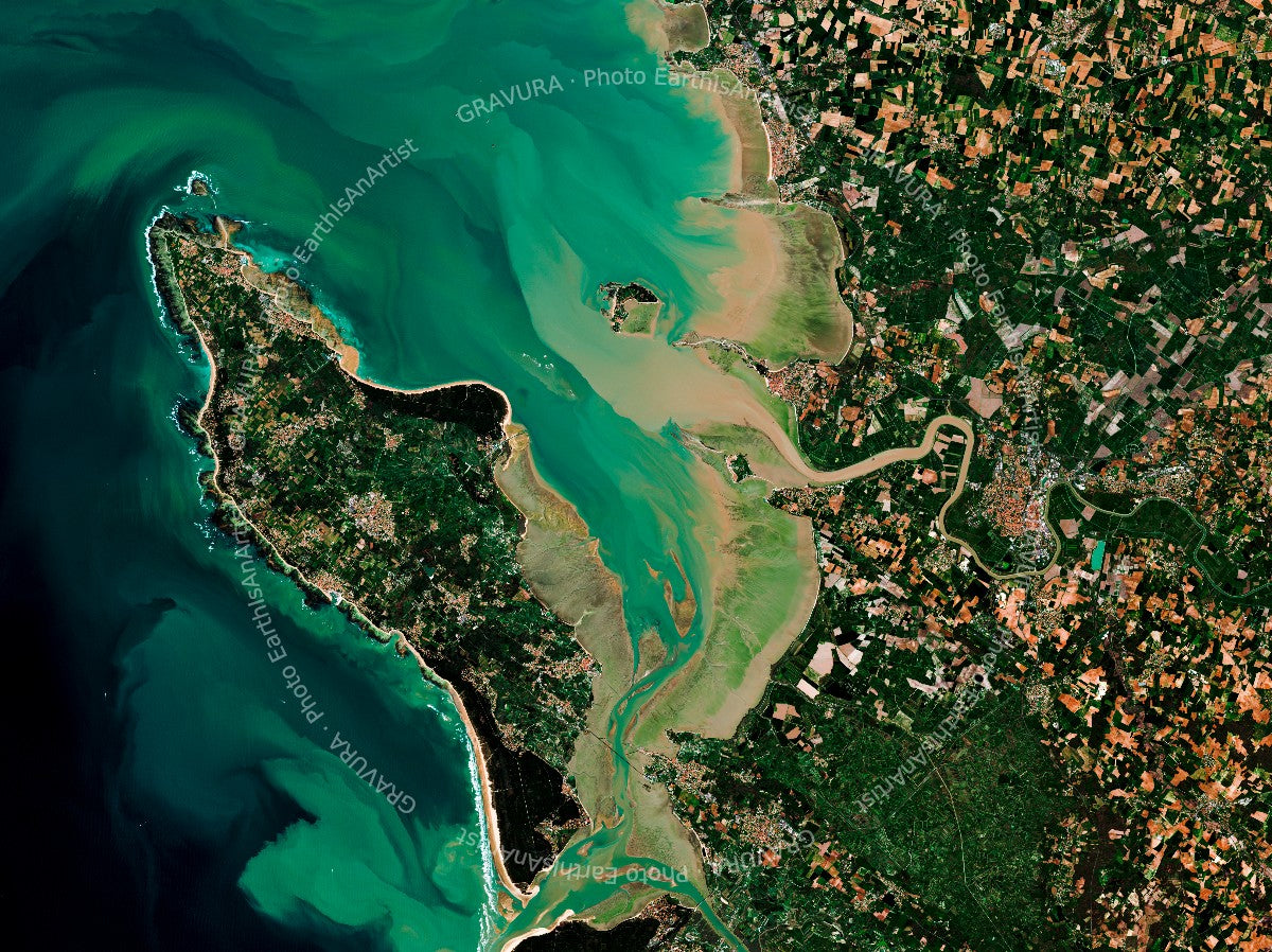 L'Île d'Oléron — Poster premium Gravura, photo EarthIsAnArtist