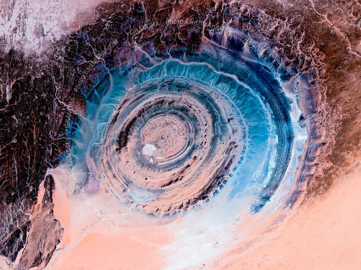 L-OEIL-DE-L-AFRIQUE — Poster premium Gravura, photo EarthIsAnArtist