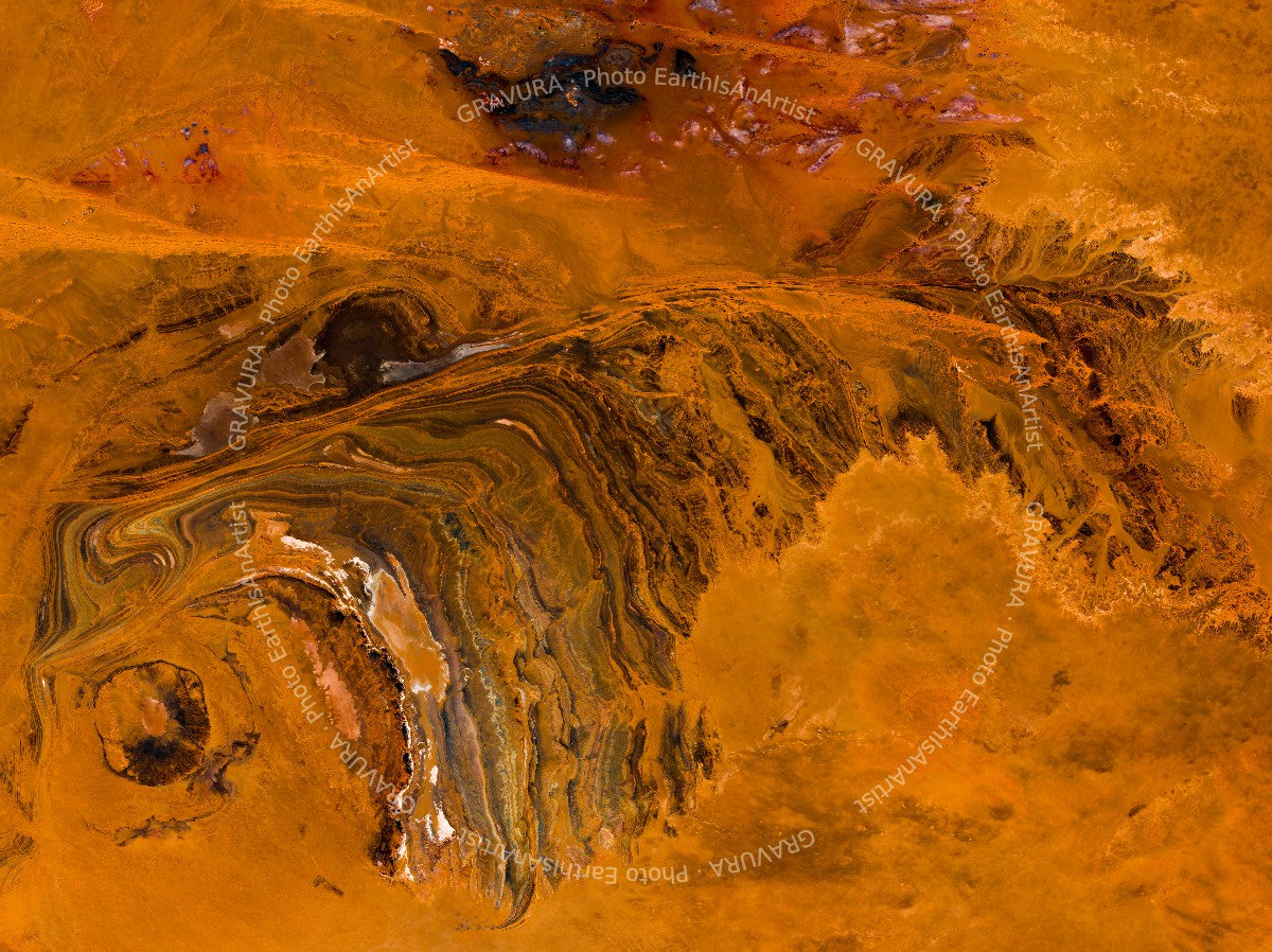 LE-SAHARA — Poster premium Gravura, photo EarthIsAnArtist