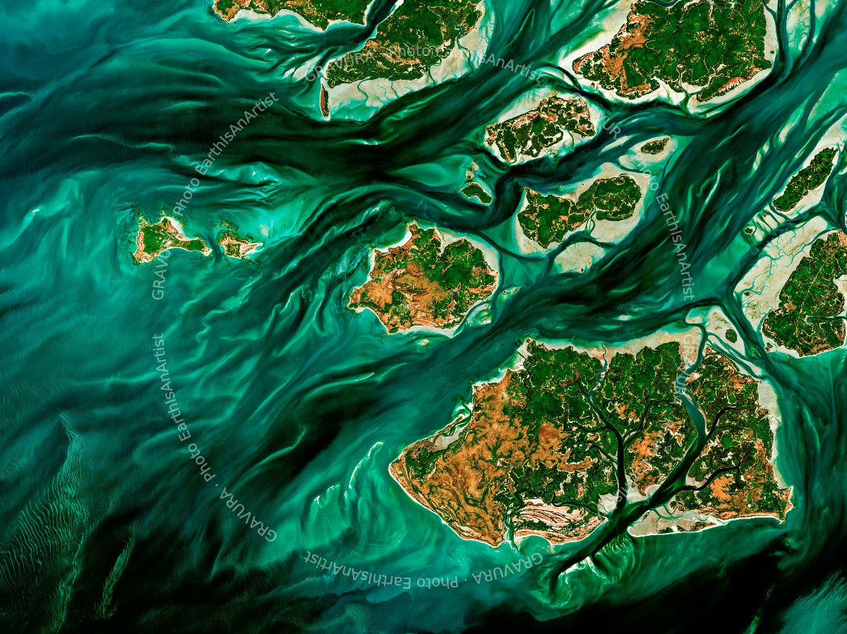 Les îles de Guinée Bissau — Poster premium Gravura, photo EarthIsAnArtist
